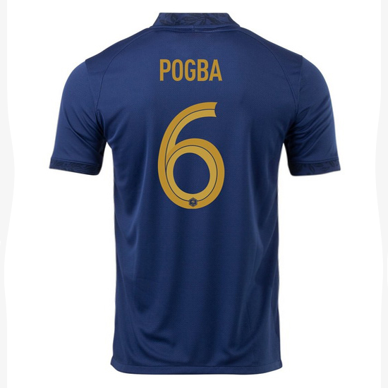 2022/23 Paul Pogba France Home Men's Soccer Jersey