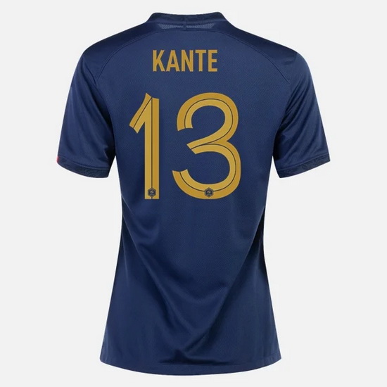22/23 N'Golo Kante France Home Women's Soccer Jersey