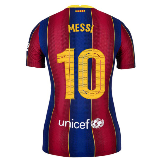 20/21 Lionel Messi Home Women's Soccer Jersey