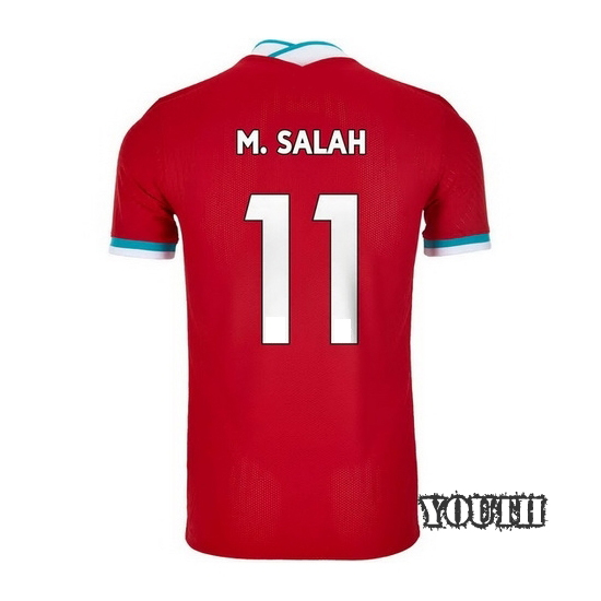 2020/2021 Mohamed Salah Home Youth Soccer Jersey