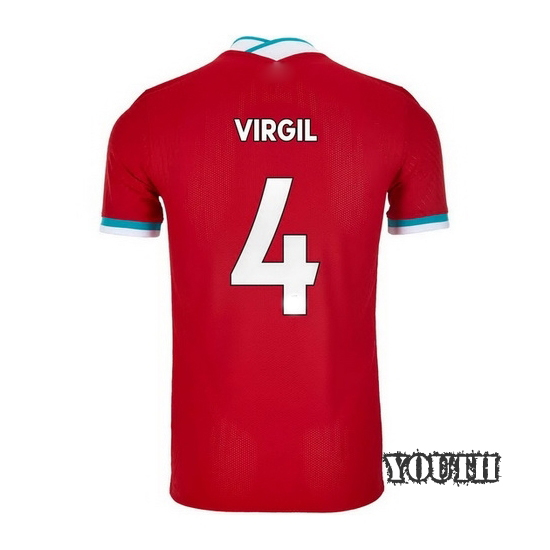 2020/2021 Virgil Van Dijk Home Youth Soccer Jersey