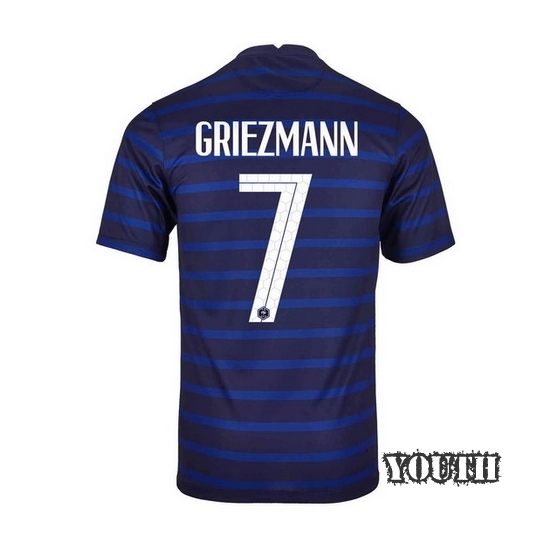 2020 Antoine Griezmann France Home Youth Soccer Jersey