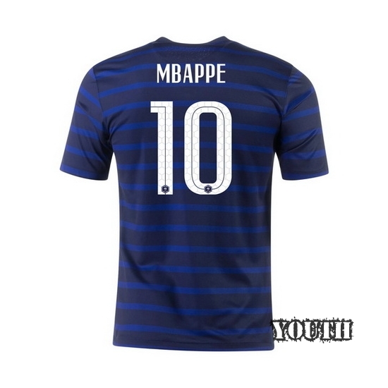 2020 Kylian Mbappe France Home Youth Soccer Jersey