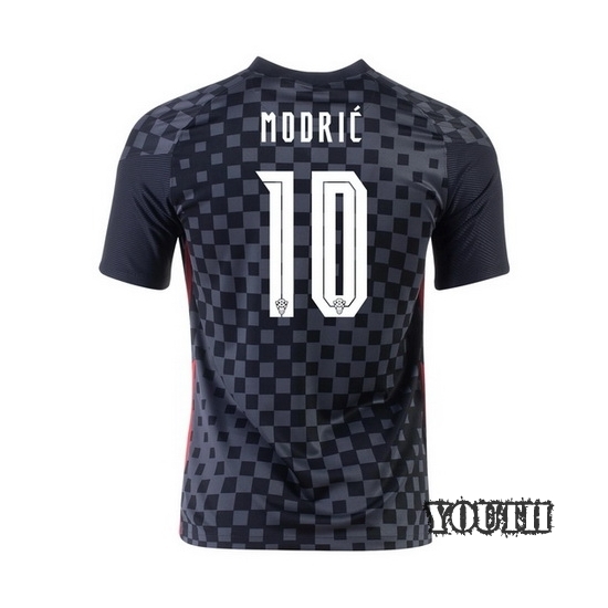2020 Luka Modric Croatia Away Youth Soccer Jersey