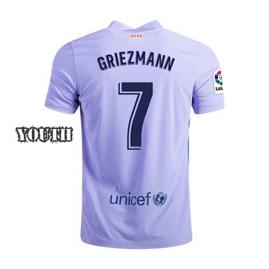 21/22 Antoine Griezmann Away Youth Soccer Jersey