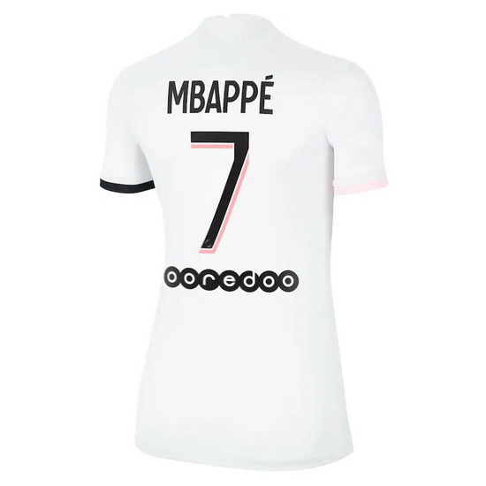 21/22 Kylian Mbappe Away Women's Soccer Jersey
