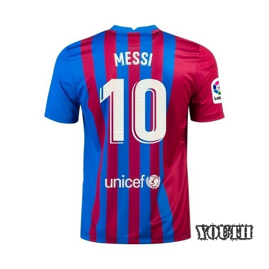 2021/22 Lionel Messi Home Youth Soccer Jersey