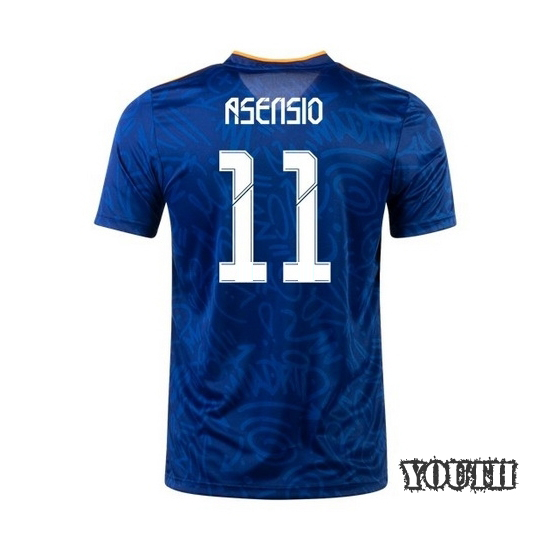 21/22 Marco Asensio Away Youth Soccer Jersey