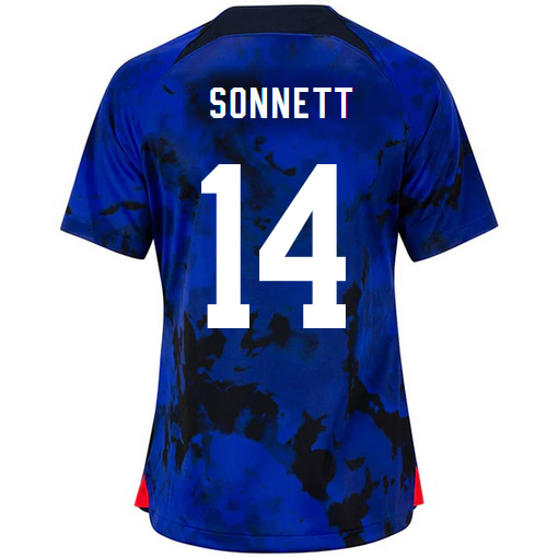 USA Away Emily Sonnett 2022/23 Women's Soccer Jersey