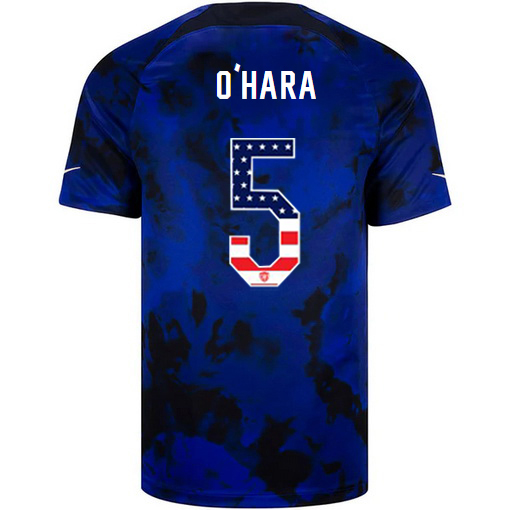 USA Blue Kelley O'Hara 2022/2023 Men's Jersey Independence Day