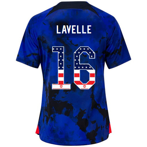 USA Blue Rose Lavelle 22/23 Women's Jersey Independence Day