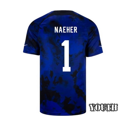 USA Away Alyssa Naeher 2022/23 Youth Soccer Jersey