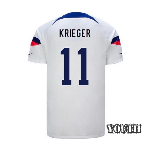 USA Home Ali Krieger 2022/23 Youth Soccer Jersey