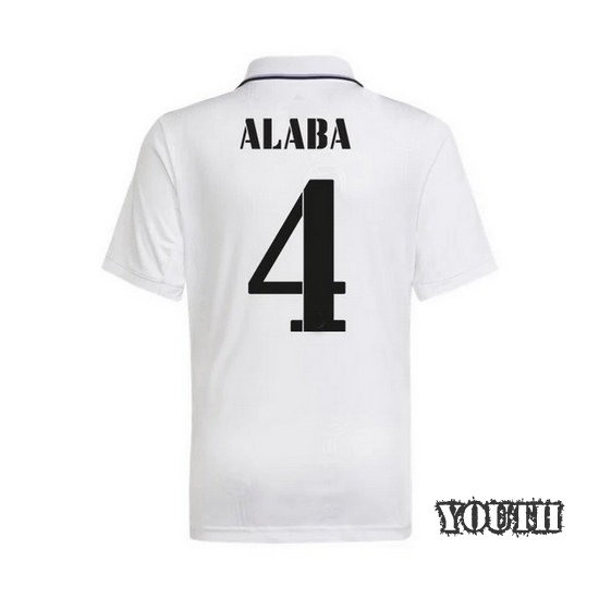 2022/23 David Alaba Home Youth Soccer Jersey