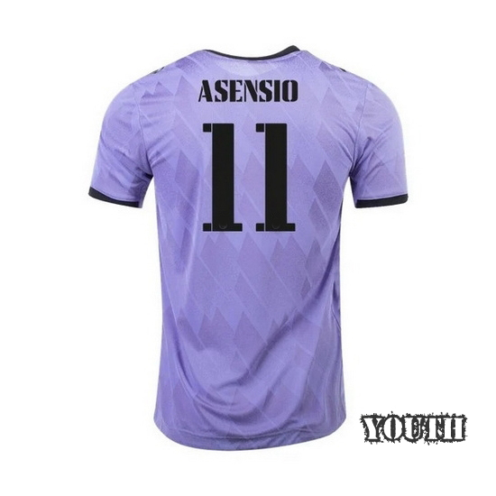 22/23 Marco Asensio Away Youth Soccer Jersey