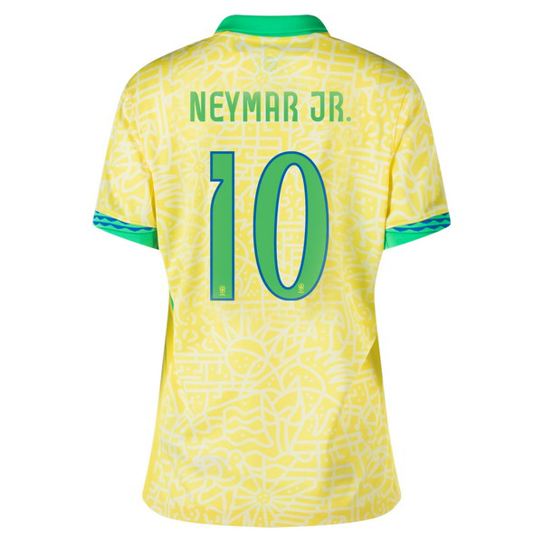 2024 Neymar Brazil Home Women's Soccer Jersey
