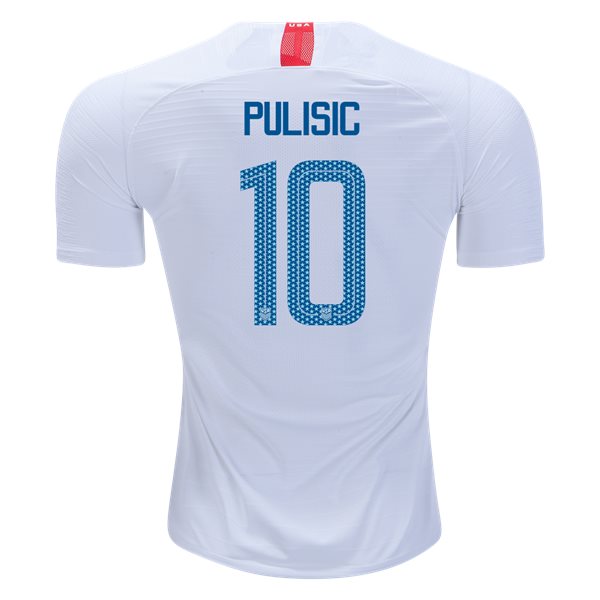 Home Christian Pulisic 2018/19 USA Authentic Men's Stadium Jersey - Click Image to Close