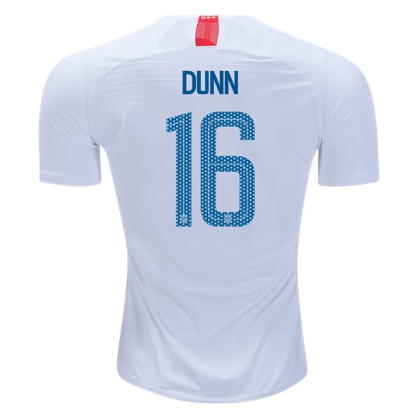 Home Crystal Dunn 2018/2019 USA Authentic Men's Stadium Jersey