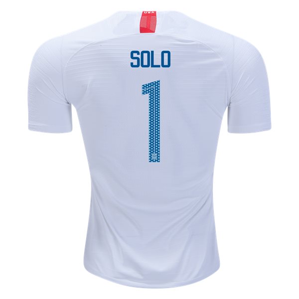 Home Hope Solo 2018/19 USA Authentic Men's Stadium Jersey