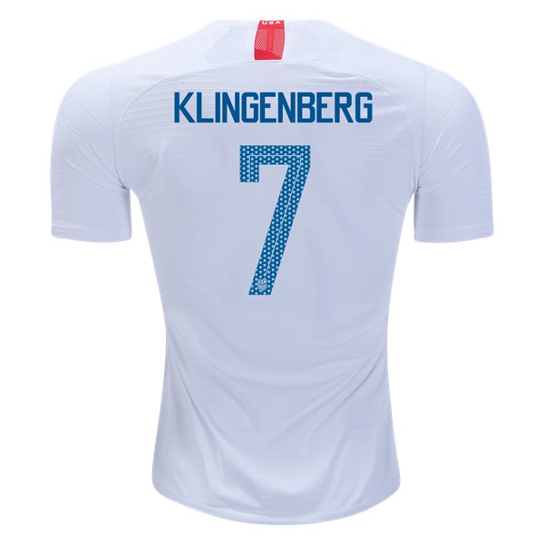 Home Meghan Klingenberg 2018/19 USA Authentic Men's Stadium Jersey