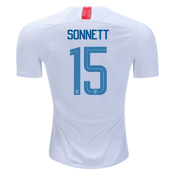 Home Emily Sonnett 18/19 USA Authentic Men's Stadium Jersey - Click Image to Close