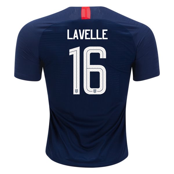 Away Rose Lavelle 18/19 USA Authentic Men's Stadium Jersey - Click Image to Close