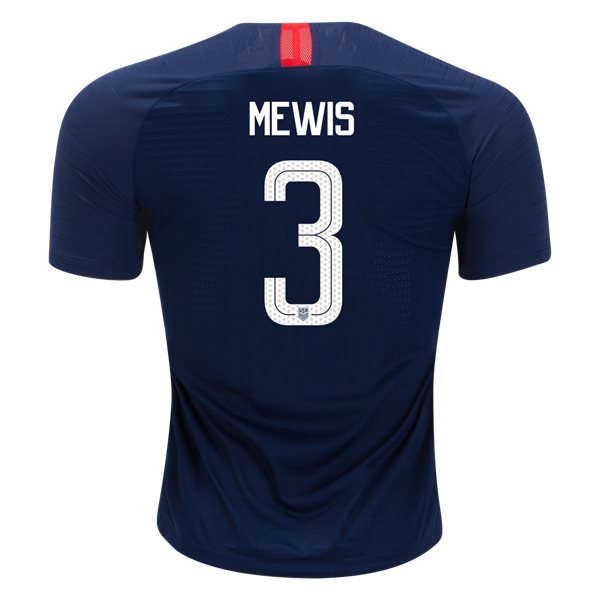 Away Samantha Mewis 2018/2019 USA Authentic Men's Stadium Jersey - Click Image to Close