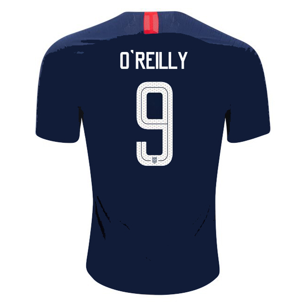 Away Heather O'Reilly 2018 USA Replica Men's Stadium Jersey - Click Image to Close