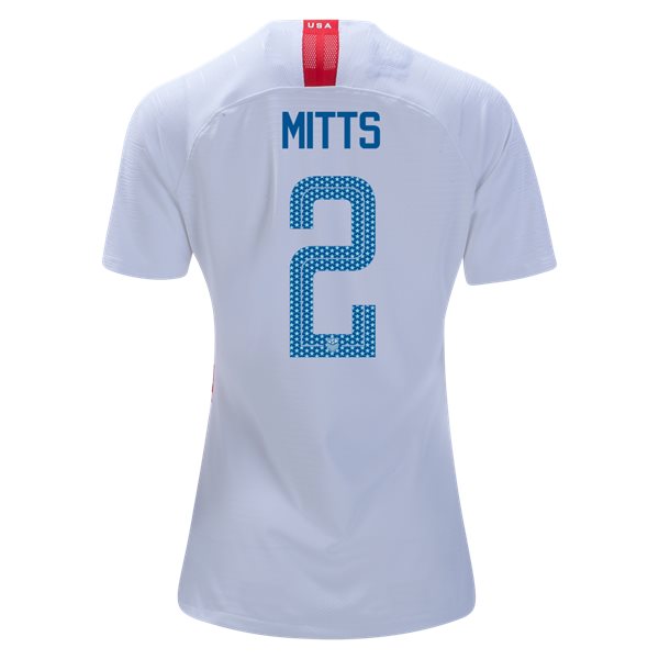 Home Heather Mitts 2018 USA Women's Stadium Jersey 3-Star - Click Image to Close