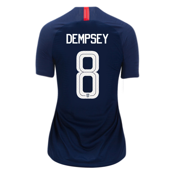 Away Clint Dempsey 2018 USA Women's Stadium Jersey 3-Star