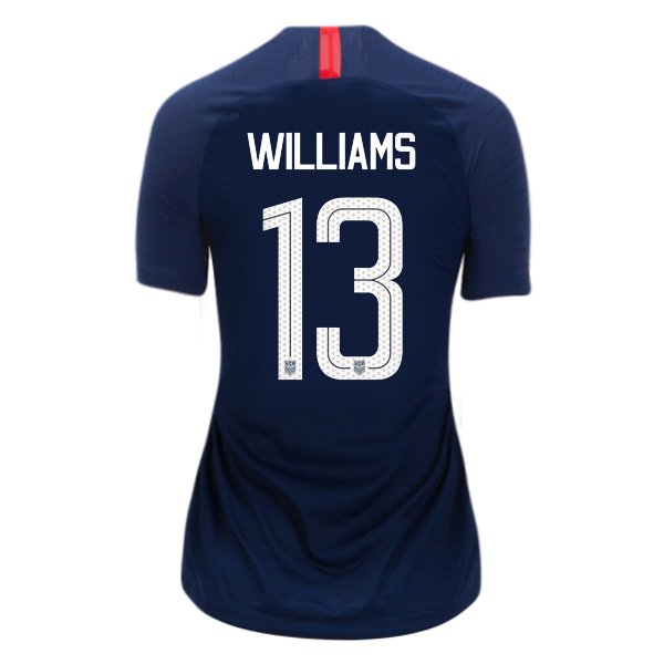 Away Lynn Williams 2018/19 USA Women's Stadium Jersey 3 Star - Click Image to Close