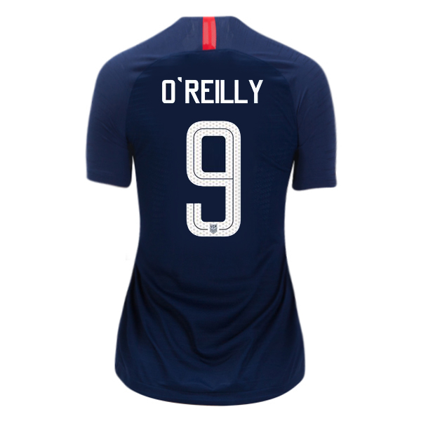 Away Heather O'Reilly 2018/2019 USA Women's Stadium Jersey 3-Star - Click Image to Close