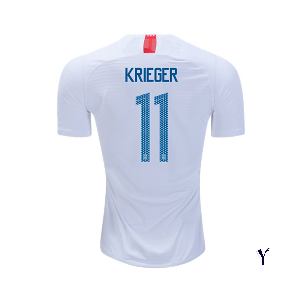 Home Ali Krieger 2018/2019 USA Youth Stadium Soccer Jersey