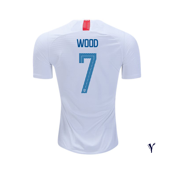Home Bobby Wood 2018/2019 USA Youth Stadium Soccer Jersey - Click Image to Close