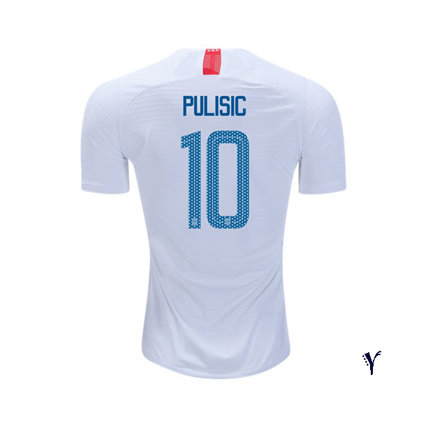 Home Christian Pulisic 18/19 USA Youth Stadium Soccer Jersey - Click Image to Close