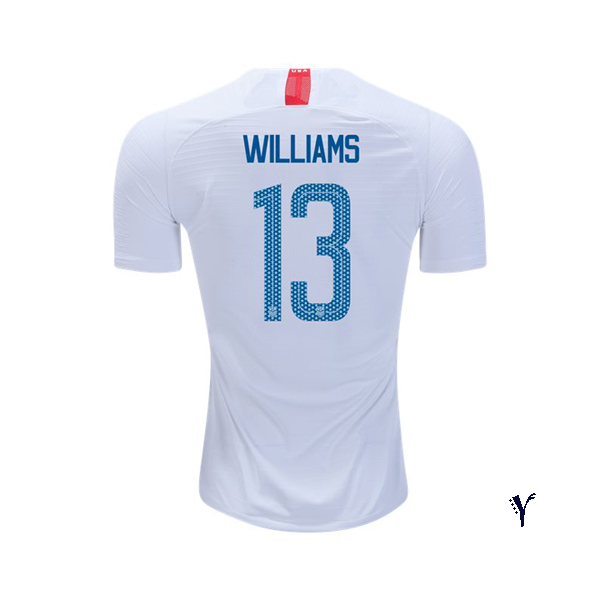Home Lynn Williams 2018/2019 USA Youth Stadium Soccer Jersey - Click Image to Close