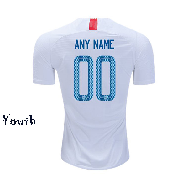Home Customized 2018/2019 USA Youth Stadium Soccer Jersey