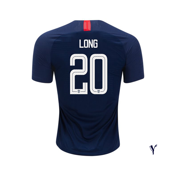 Away Allie Long 2018/2019 USA Youth Stadium Soccer Jersey - Click Image to Close