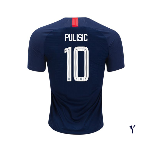 Away Christian Pulisic 2018 USA Youth Stadium Soccer Jersey - Click Image to Close