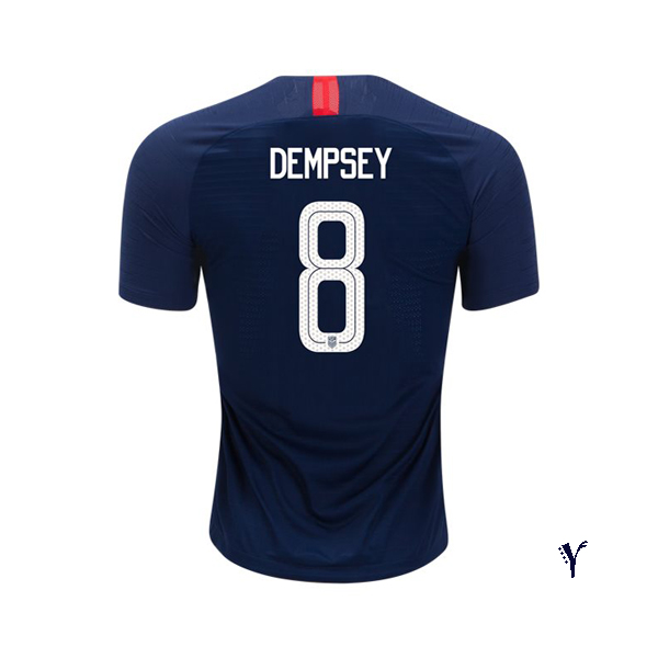 Away Clint Dempsey 2018/2019 USA Youth Stadium Soccer Jersey - Click Image to Close