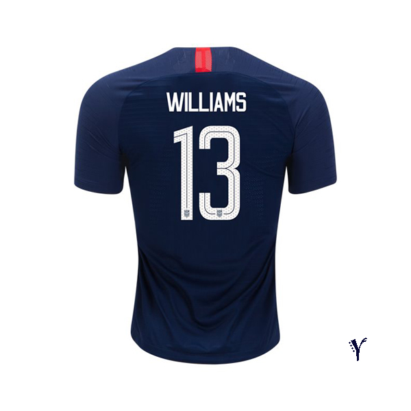 Away Lynn Williams 18/19 USA Youth Stadium Soccer Jersey - Click Image to Close