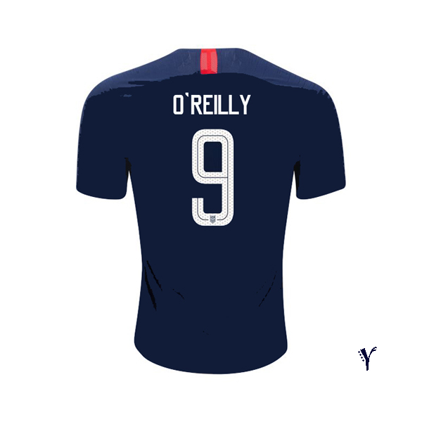 Away Heather O'Reilly 2018 USA Youth Stadium Soccer Jersey - Click Image to Close