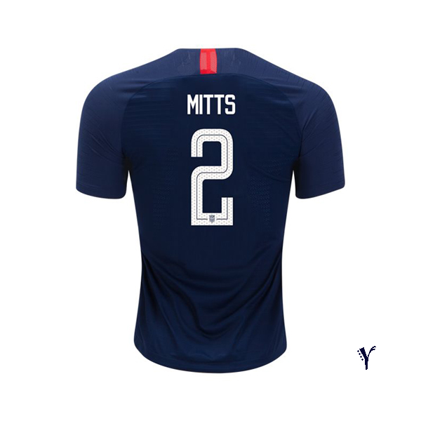 Away Heather Mitts 18/19 USA Youth Stadium Soccer Jersey - Click Image to Close
