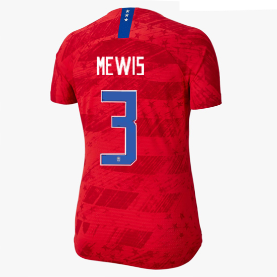 USA Away Samantha Mewis 2019/2020 Women's Stadium Jersey 4-Star