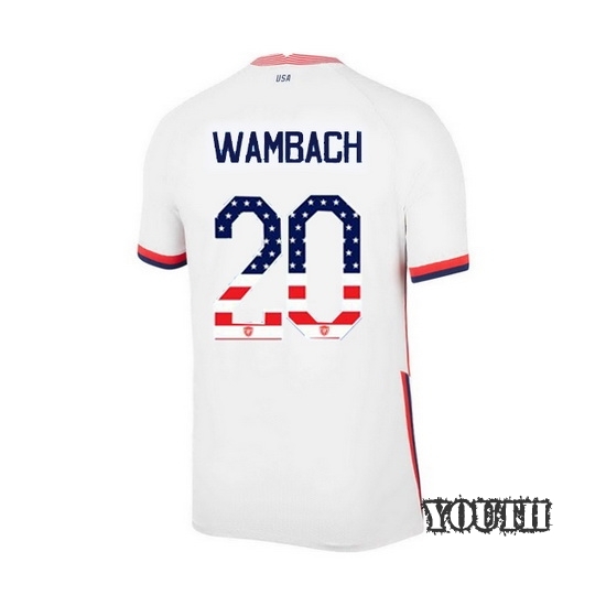 Home Abby Wambach 2020/21 Youth Stadium Jersey Independence Day