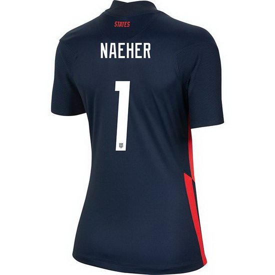 USA Away Alyssa Naeher 2020/21 Women's Stadium Soccer Jersey