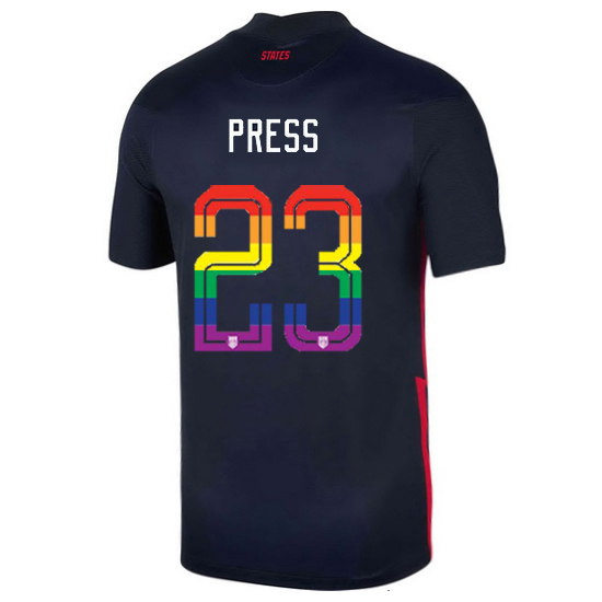 USA Away Christen Press 2020/21 Men's Stadium PRIDE Jersey