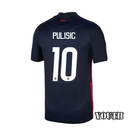 USA Navy Christian Pulisic 2020/2021 Youth Stadium Soccer Jersey