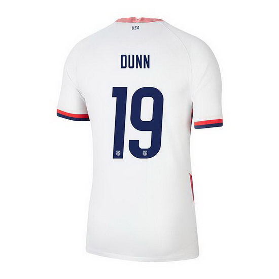 USA White Crystal Dunn 2020/2021 Youth Stadium Soccer Jersey