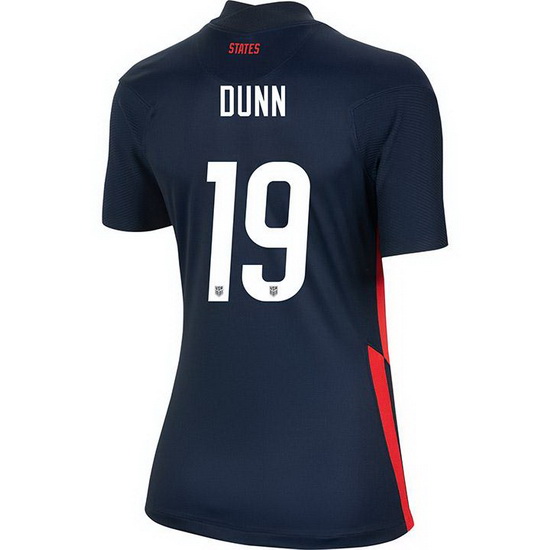 USA Away Crystal Dunn 2020/21 Women's Stadium Soccer Jersey